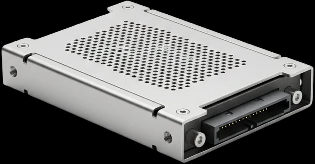 Enterprise 2.5-inch drive in a hot-swap carrier