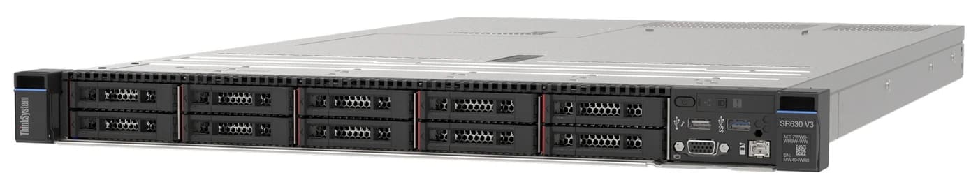 Lenovo ThinkSystem SR630 V3, 1U rack